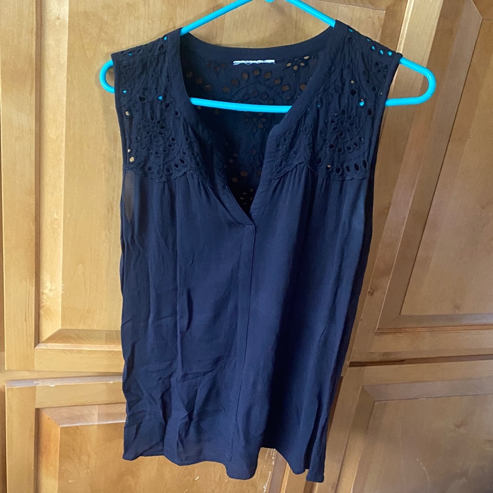 Elegant Black Sleeveless Top
